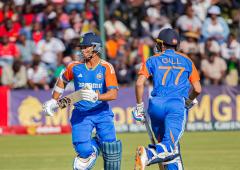 Gill-Jaiswal make merry in Harare