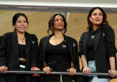 PIX: Kareena, Mary, Masaba enjoy 'special' time at WPL