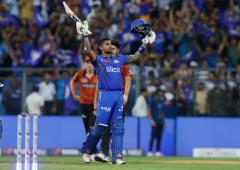 IPL PIX: SKY smashes century as MI ease past SRH