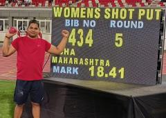 Abha Khatua smashes national record in shot put