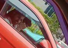 PIX: Stuck In Traffic, But Rohit Keeps His Cool!