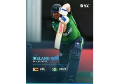 2nd ODI: Stirling takes Ireland past Zimbabwe