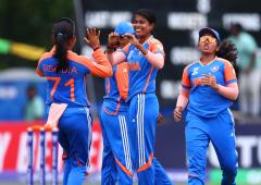 India commence U-19 WC title defence with big win