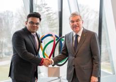 What Jay Shah told IOC boss Bach...