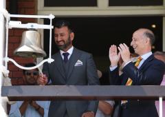 PIX: Pujara rings the traditional Lord's bell on Day 3
