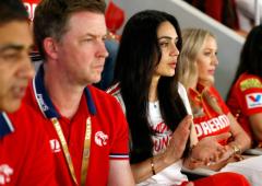 PIX: Subdued Preity watches Qualifier 2 