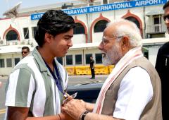 When Modi Met IPL Teen Prodigy