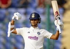 PIX: Sublime Jaiswal guides India to 318 for 2 on Day 1