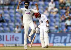 PIX: West Indies stumble after India post huge total