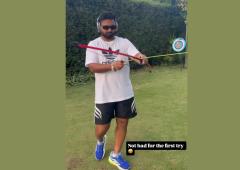 Pant hits bullseye off the field, eyes Ranji return on it