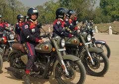 Daredevil BSF Lady Riders' Msg For India