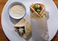Tiffin Recipe: Nadiya's Falafel Wrap