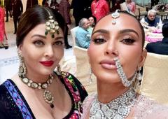Kim Kardashian's Selfie With Aishwarya