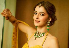 Navratri: Ananya, Pooja Dazzle In Yellow