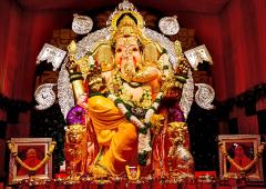 Ganesh Installed In Richest Mumbai Mandal