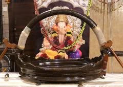 PIX: Mumbai's First Sarvajanik Bappa