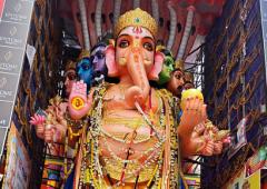 Guess How Tall Hyderabad's Lord Ganesha Is?