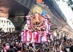 Pix: Lalbaugcha Raja's Grand Visarjan Procession