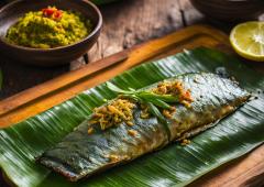 Shobha's Baked Fish In Green Masala