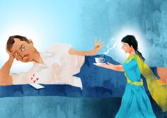 'Husband Fights About Money, Food'
