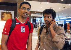 Spotted: Tamil actor Vijay in Dubai