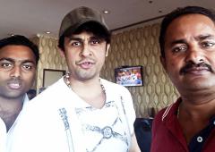 Spotted: Sonu Nigam in Chennai