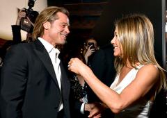 Brad Pitt-Jennifer share a moment at SAG awards