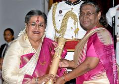 Usha Uthup, Mithun Get Padma Bhushan Awards