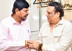 Govinda Shows Minister His Injured Leg