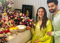 Rakul-Jackky's First Ganpati