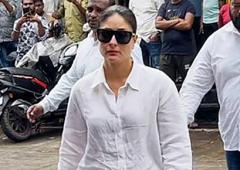 Kareena, Arjun At Malaika's Father's Funeral