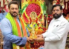 Salman Visits Eknath Shinde's Home For Ganpati Darshan