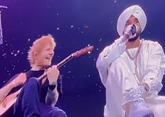 Ed Sheeran Surprise At Diljit's Concert