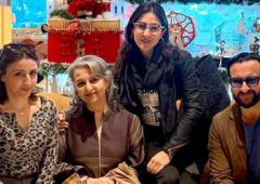 Saif, Sara, Soha Celebrate Sharmila Tagore's 81st
