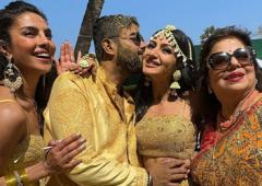 Priyanka At Brother's Haldi Ceremony