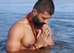 Vijay Deverakonda At Maha Kumbh Mela