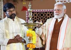 Chiranjeevi Celebrates Pongal With Modi