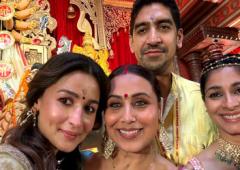 Alia, Hrithik, Ajay Devgn At Durga Pandal