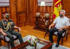 What is Army Chief doing in Sri Lanka?