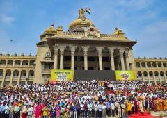 500,000 Kannadigas Sing, Promote Kannada