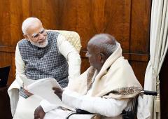 When Modi Met Former PM