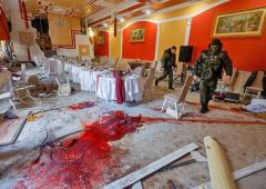 A Restaurant Smeared With Blood