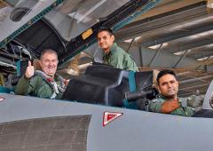 IAF, FASF Chiefs Take To The Skies