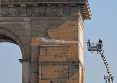 India Gate Gets Ready for Republic Day