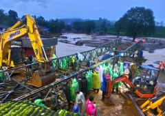 Army Created Bridge Overnight In Wayanad