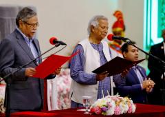 Dr Yunus Takes Charge In Dhaka