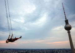 Swinging On Highest Swing In Europe!