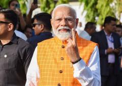 PIX: Modi to Kharge, famous faces at polling booths