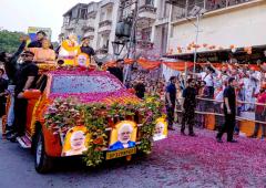 Modi In Varanasi: Festive Saffron Fervour