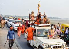 Ahead Of Kumbh 2025, Sadhus' Rally